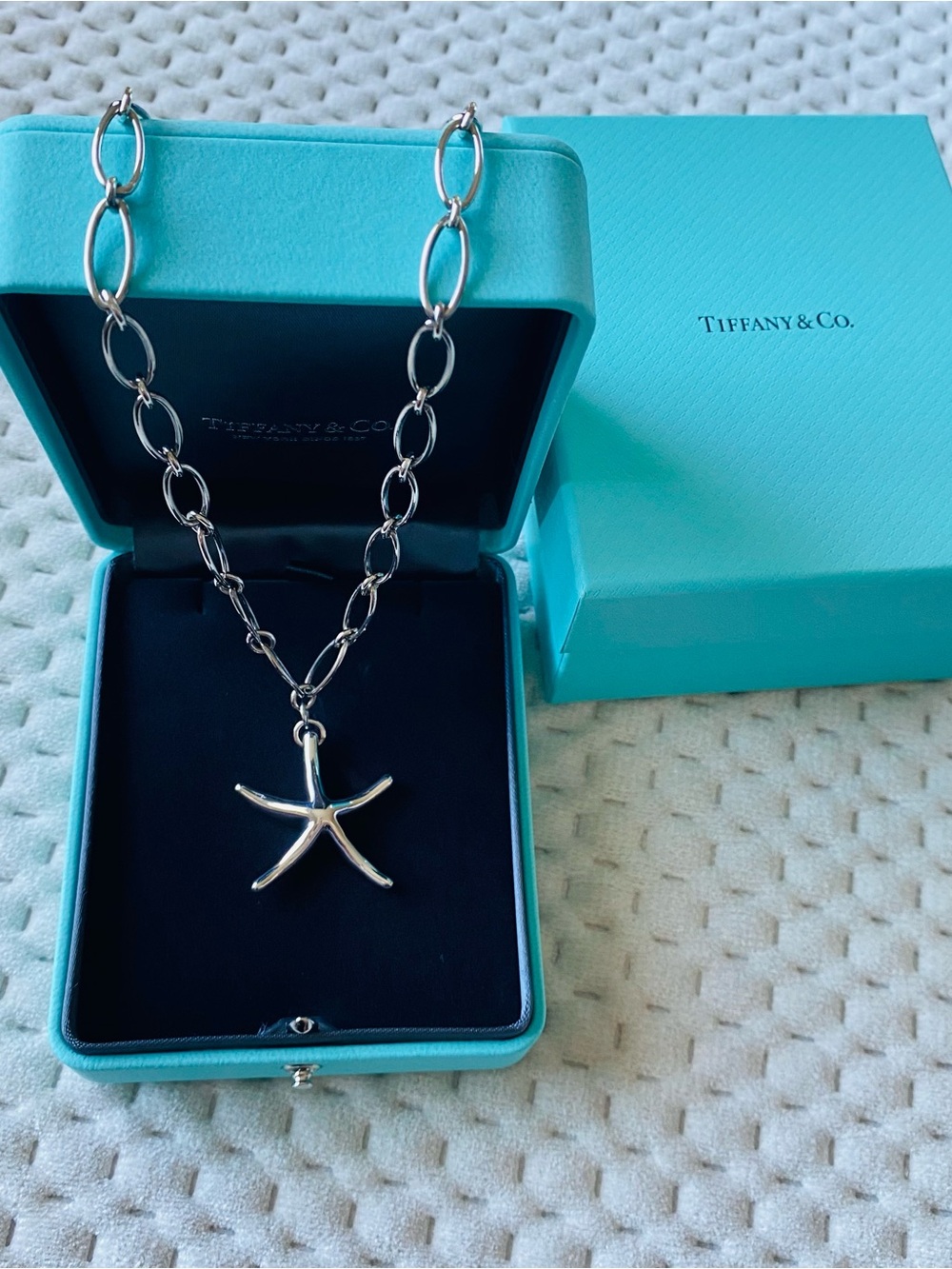 Tiffany & Co. Starfish Pendant Necklace